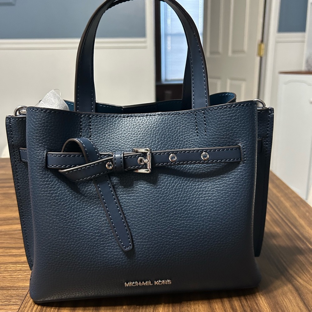 Michael Kors Dark Blue Satchel